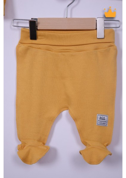 Babyhola Prematüre Serisi 45CM Hastane Çıkışı Kruvaze Üst Patikli Alt Önlük Bere %100 Pamuk 4'lü Takım 22415 fırsatları