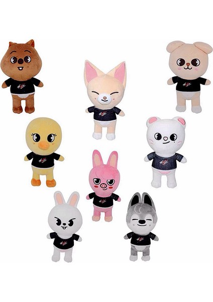 Skzoo Doll Peluş Oyuncak Sokak Çocukları Leeknow Hyunjin Peluş Bebek (Yurt Dışından)