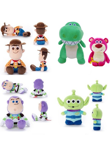 Oyuncak Hikayesi Peluş Bebek Buzz Lightyear Kovboy Woody Çilek Ayı Peluş Bebek Dolması (Yurt Dışından)