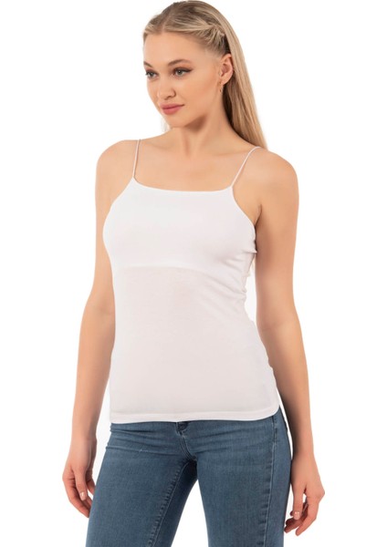 Özkan 27042 Kadın Pamuklu Modal Esnek Rahat Ince Askılı Örme Atlet modelleri