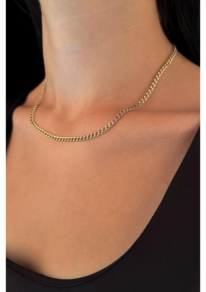 14 Ayar Altın Gurmet Zincir 3.65 mm
