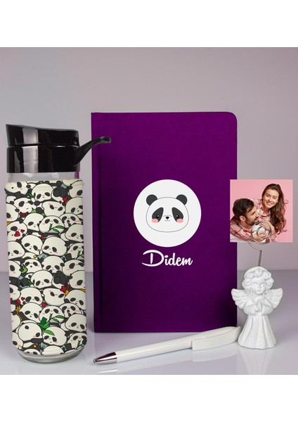 Kişiye Özel Defter Kalem Matara ve Fotoğraflı Notluk 93564