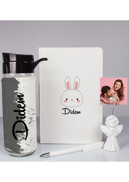 Kişiye Özel Defter Kalem Matara ve Fotoğraflı Notluk 93572