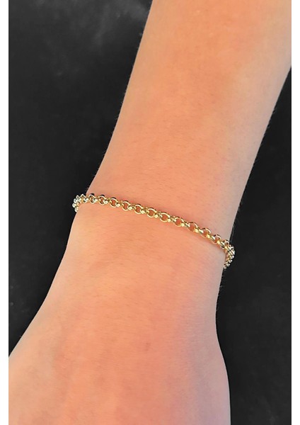 14 Ayar Altın Doch Bileklik 3.50 mm