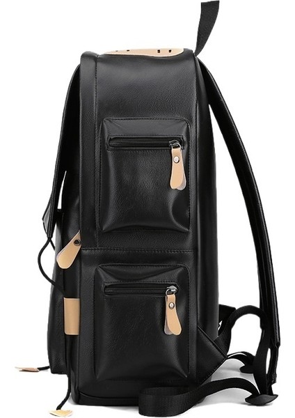 Sırt Çantası Pu Sırt Çantası Bilgisayar Çantası Açık Hava Seyahat Çantası Orta Okul Öğrencisi Okul Çantası (Yurt Dışından) modelleri