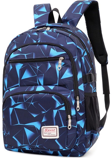 Rahat Üç Parçalı Sırt Çantası Kare Moda Baskılı Sırt Çantası Öğrenci Okul Çantası Spor Boş Zaman Çantası Seyahat Çantası (Yurt Dışından) fiyatları