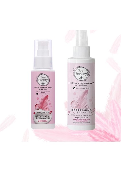 Intim Beyazlatıcı Krem - Intim Spreyi 155 ml 2li Set