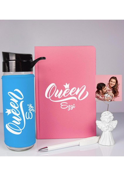 Kişiye Özel Defter Kalem Matara ve Fotoğraflı Notluk 93531
