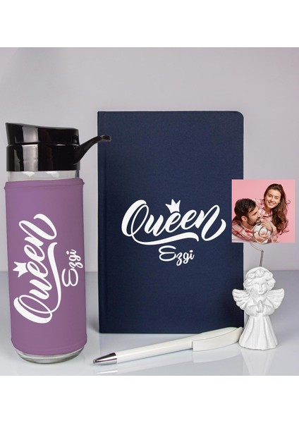 Kişiye Özel Defter Kalem Matara ve Fotoğraflı Notluk 93528