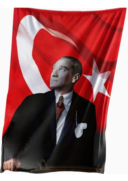 Atatürk Posteri 150X225 cm 1. Kalite Raşel Kumaş