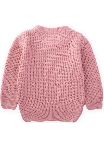 Bisiklet Yaka Montreal Kazak 1-5 Yaş Pembe
