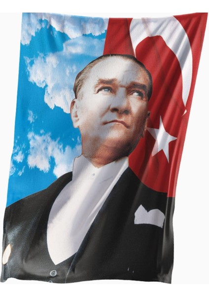 Atatürk Posteri 100X150 cm (5 Adet) 1. Kalite Raşel Kumaş