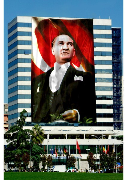 Atatürk Posteri 400X600 cm 1. Kalite Raşel Kumaş