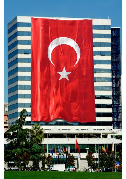 Türk Bayrağı 400X600 cm 1.kalite Raşel Kumaş