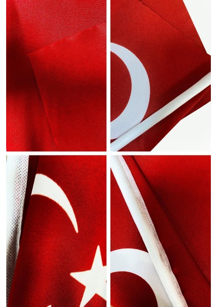 Sopalı Türk Bayrağı 30X45 cm (10 Adet) 1.kalite Alpaka Kumaş indirimleri