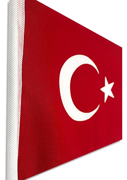 Sopalı Türk Bayrağı 30X45 cm (100 Adet) 1.kalite Alpaka Kumaş fırsatları