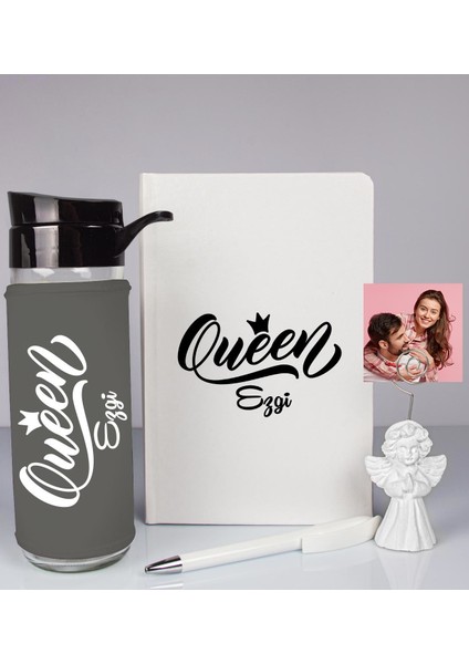 Kişiye Özel Defter Kalem Matara ve Fotoğraflı Notluk 93532