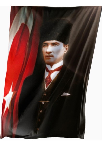 Atatürk Posteri 200X300 cm 1. Kalite Raşel Kumaş