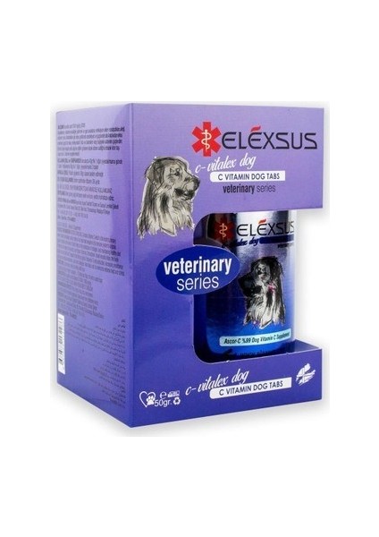 Köpekler Için C Vitamin Tableti 50GR