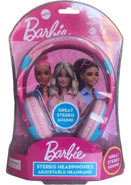 Barbie Kablolu Kulaklığı MT-10901-BR