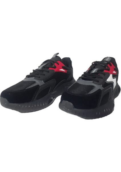 Erkek Siyah-Kırmızı Air Taban Günlük Yürüyüş Ayakkabısı BLDR029-111 modelleri