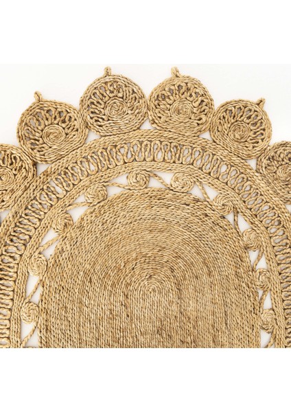 Cool Halı Stew CA-109 Natural Oval Jüt Halı El Dokuma Hasır Halı Dekoratif Jüt Örgü Halı Vintage Jüt Kilim