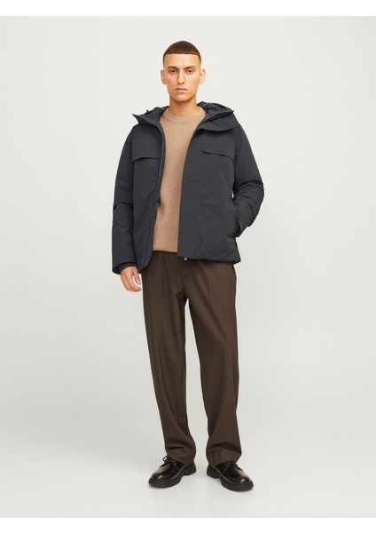 Jack Jones Erkek Softshell Su Geçirmez Kapüşonlu Mont Ceket 12259457 modelleri