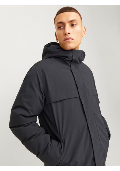 Jack Jones Erkek Softshell Su Geçirmez Kapüşonlu Mont Ceket 12259457 indirimleri