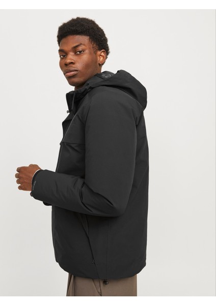 Jack Jones Erkek Softshell Su Geçirmez Kapüşonlu Mont Ceket 12259457