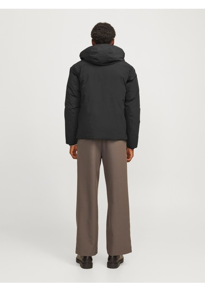 Jack Jones Erkek Softshell Su Geçirmez Kapüşonlu Mont Ceket 12259457