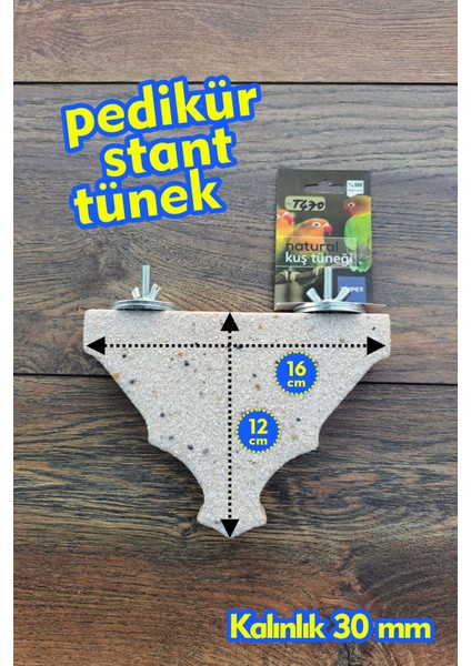 Venty Kumlu Papağan Stant Tüneği | Pedikür Tünek | Sultan, Muhabbet, Forpus, Monk, Kayık, Lori, Sevda, Kakariki