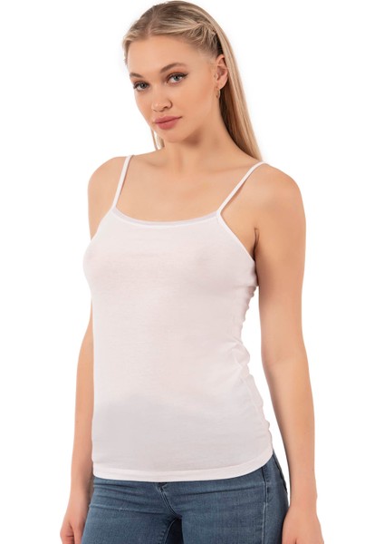 Özkan 27105 Kadın Pamuklu Modal Esnek Rahat Ip Askılı Örme Atlet indirimleri