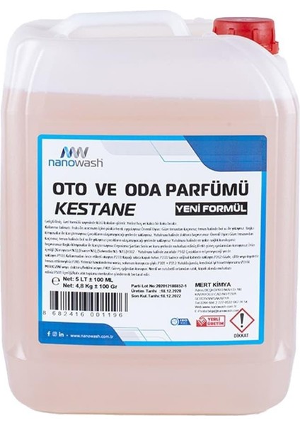 Oto ve Oda Parfümü Kestane 5 Lt