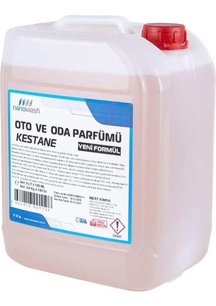 Oto ve Oda Parfümü Kestane 5 Lt