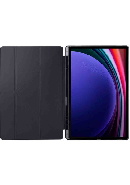 Samsung Galaxy Tab S10 Ultra X920 Case Standlı Üçgen Kalem Bölmeli Akıllı Kılıfı