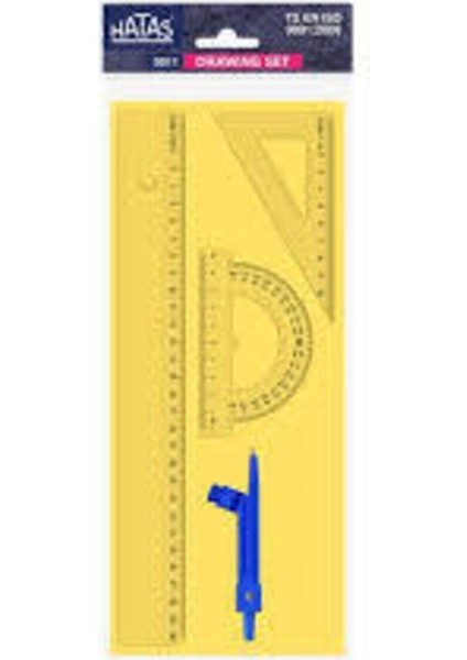 Pergelli Eko. Çizim TAKIMI(30CM.CETVELLI )