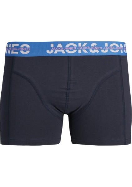 Jack Jones Erkek Kurukafa Desenli 3 Lü Paket Boxer 12250221