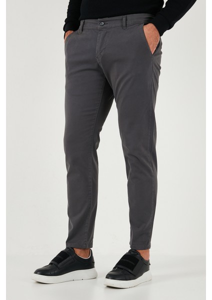 Streç Pamuklu Slim Fit Normal Bel Boru Paça Pantolon Erkek Pantolon 674003 fiyatları