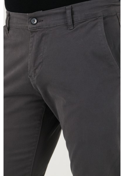 Streç Pamuklu Slim Fit Normal Bel Boru Paça Pantolon Erkek Pantolon 674003 indirimleri