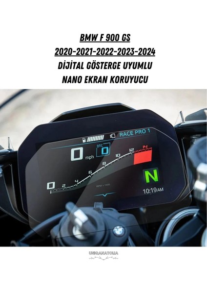 Bmw F 900 Gs 2020 2021 2022 2023 2024 Dijital Gösterge Uyumlu Nano Ekran Koruyucu