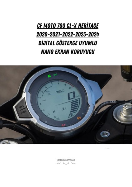 Cf Moto 700 Cl-X Heritage 2020 2021 2022 2023 2024 Dijital Gösterge Uyumlu Nano Ekran Koruyucu