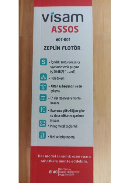 Rezervuar İç Takım asos zep linflotör modelleri