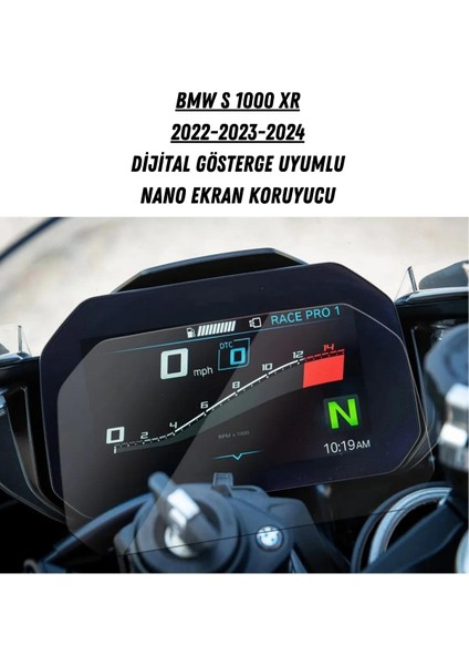 Bmw S 1000 Xr 2022 2023 2024 Dijital Gösterge Uyumlu Nano Ekran Koruyucu