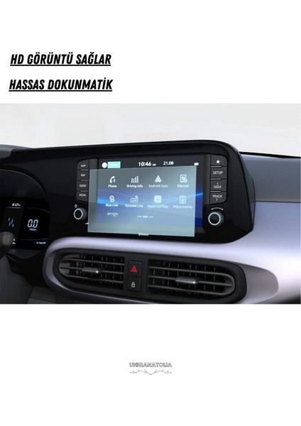 Hyundai I10 2022 2023 2024 Navigasyon ve Multimedya Uyumlu Nano Ekran Koruyucu