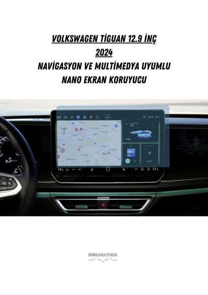 Volkswagen Tiguan 12.9 Inç 2024 Multimedya Uyumlu Nano Ekran Koruyucu fiyatları