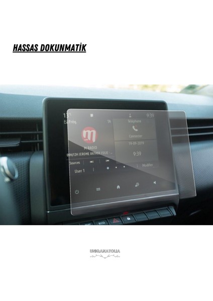 Renault Clio 5 Easy Link 2023 2024 Multimedya ve Navigasyon Uyumlu Nano Ekran Koruyucu
