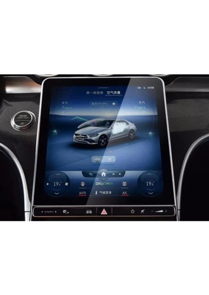 Mercedes Eqe 2022 2023 11.9 Inç Navigasyon ve Bilgi Ekran Uyumlu Nano Ekran Koruyucu
