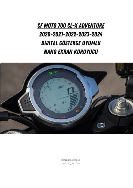 Cf Moto 700 Cl-X Adventure 2020 2021 2022 2023 2024  Dijital Gösterge Uyumlu Nano Ekran Koruyucu