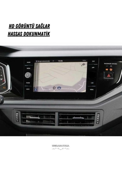 Volkswagen Polo 8 Inç Fiziksel Tek Tuş Uyumlu 2024 Multimedya Nano Ekran Koruyucu