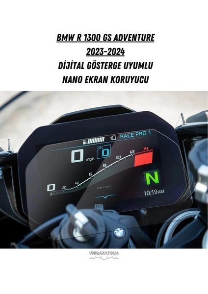 Bmw R 1300 Gs Adventure 2023 2024 Dijital Gösterge Uyumlu Nano Ekran Koruyucu